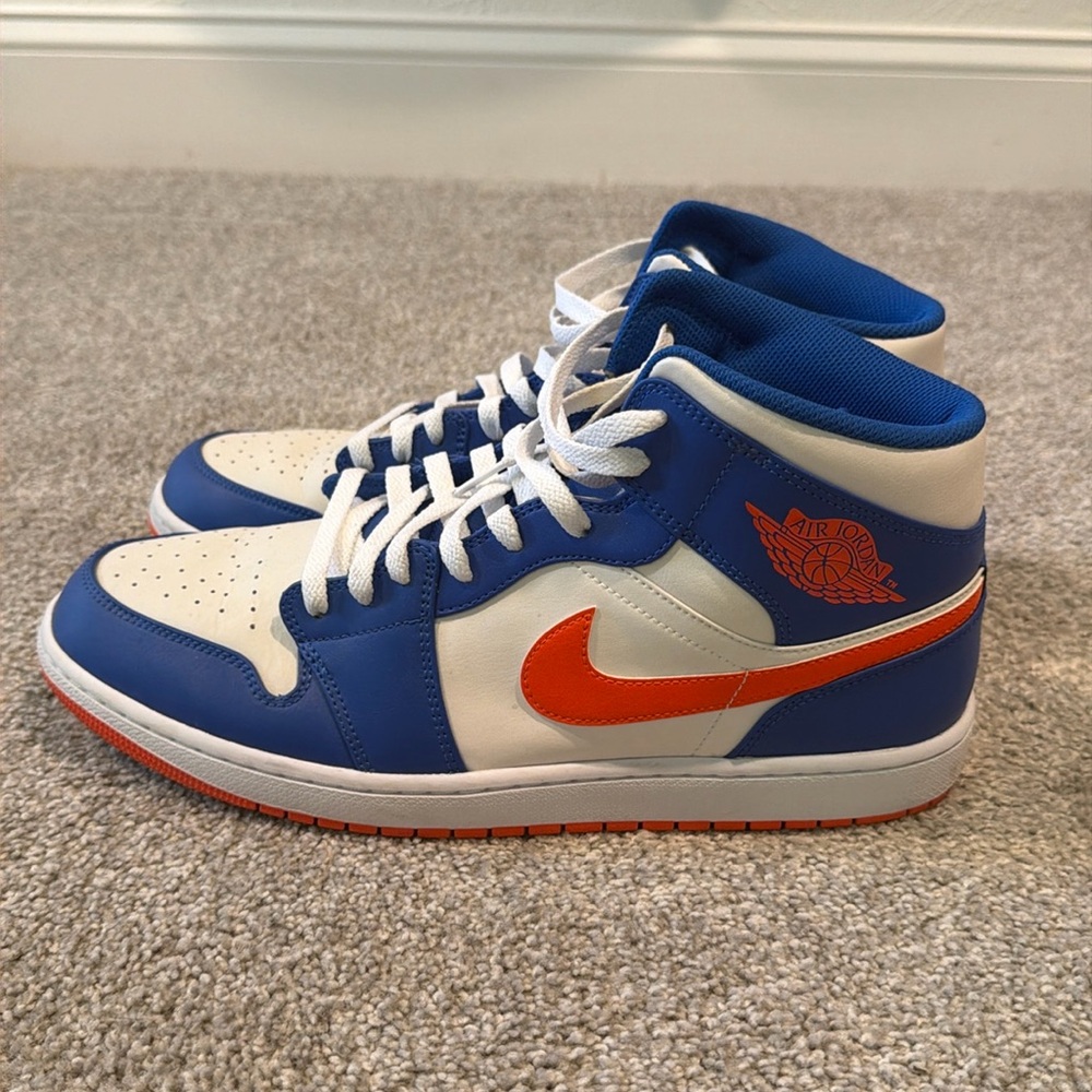 Air Jordan High Top size 14 Blue/White/Orange